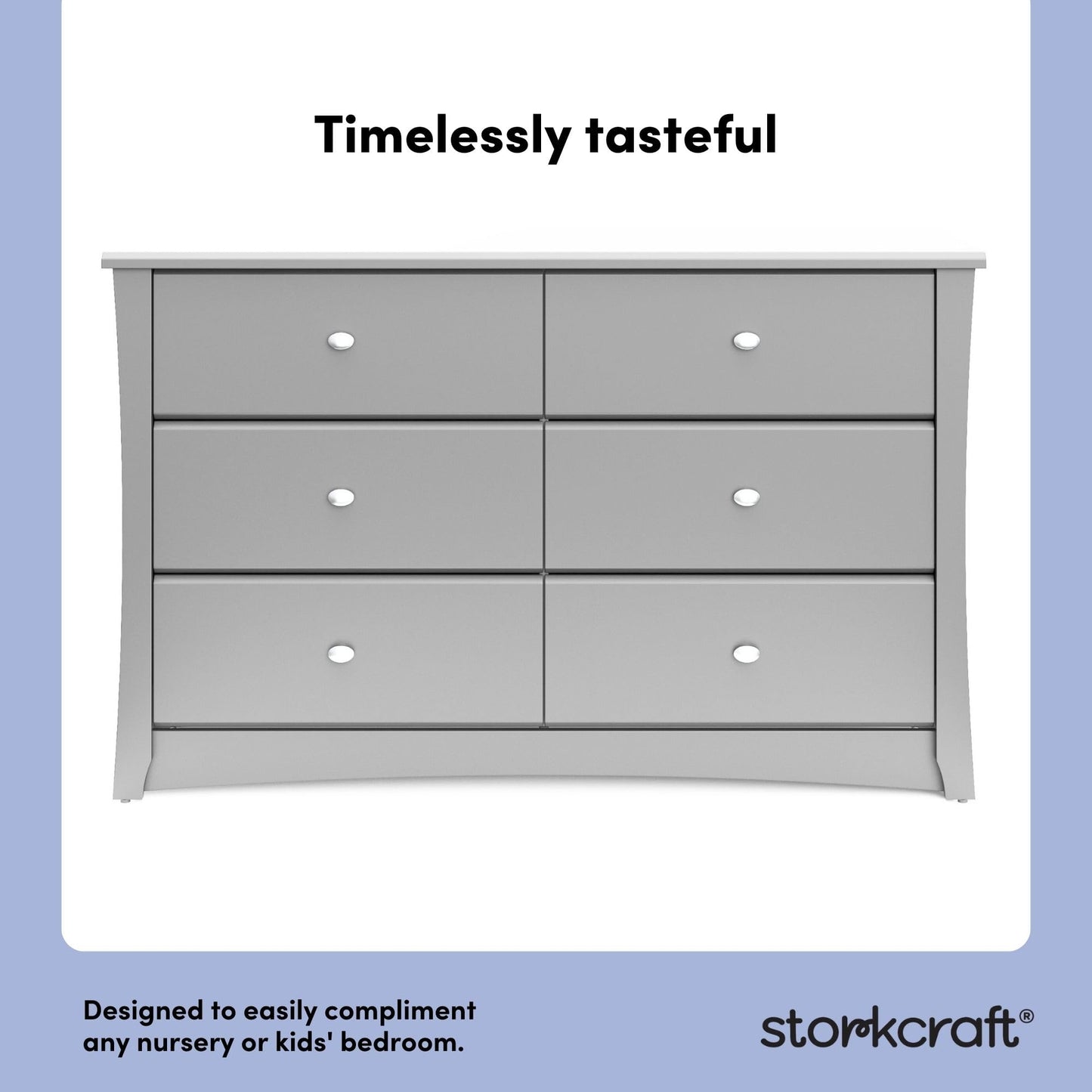 Storkcraft 6 Drawer Nursery Dresser for Kids