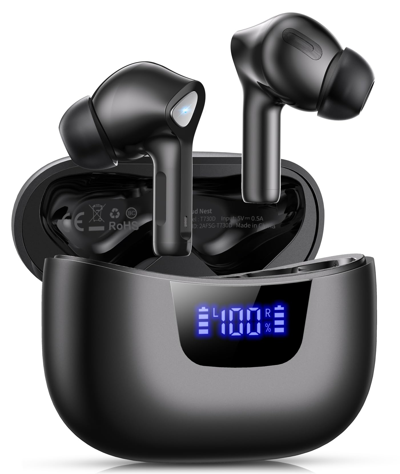Wireless Bluetooth Earbuds with Deep Bass IPX7
