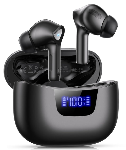 Wireless Bluetooth Earbuds with Deep Bass IPX7