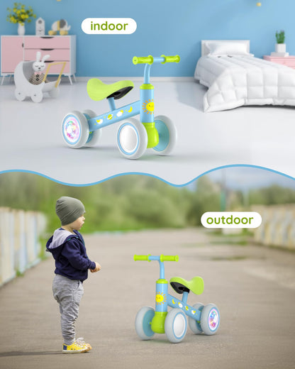 Colorful Toddler Balance Bike for 1 Year Olds