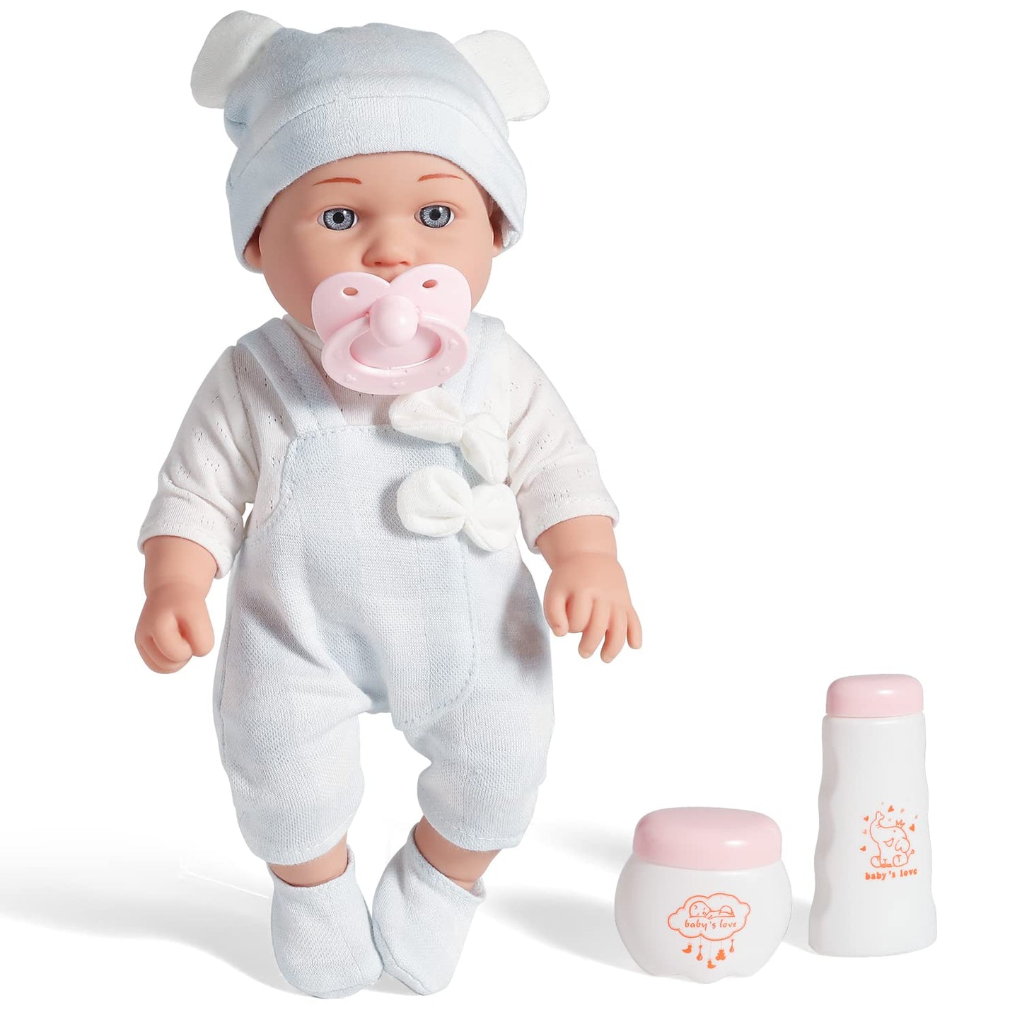 12'' Twins Baby Doll Playset with Accessories