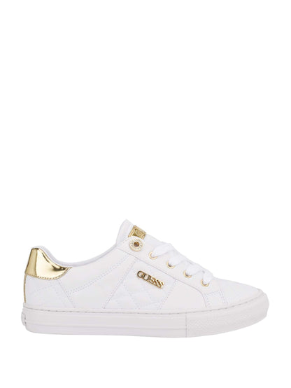 Guess Women's Loven Sneaker, White, 9.5