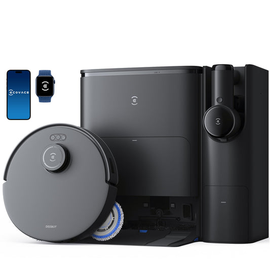 ECOVACS Robot Vacuum and Mop with Self-Emptying