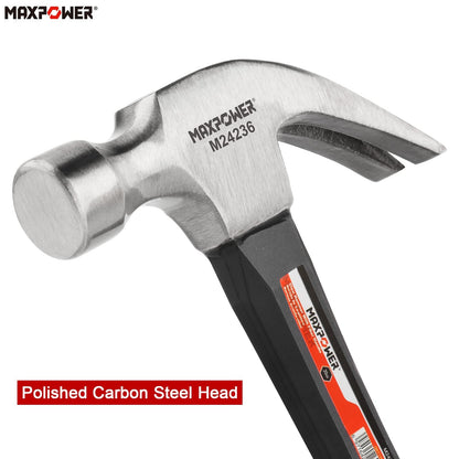 MAXPOWER 20oz Claw Hammer, Pack of 2