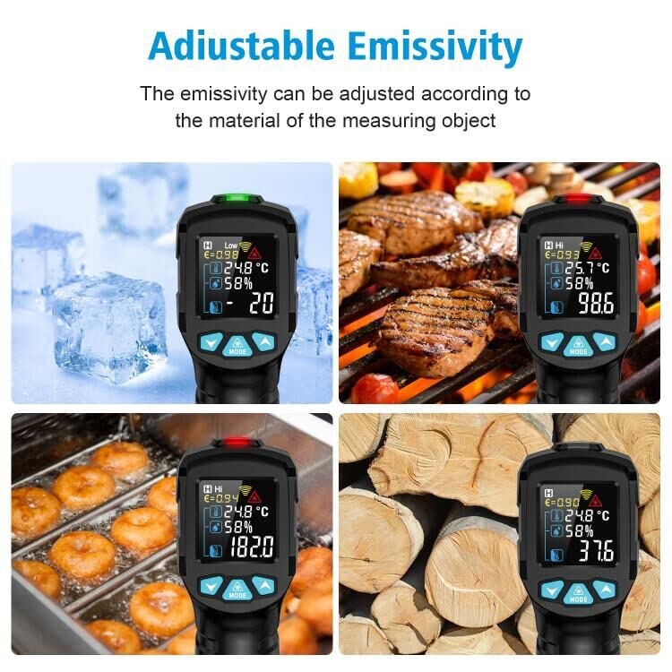 MESTEK Non-Contact Infrared Thermometer for Cooking