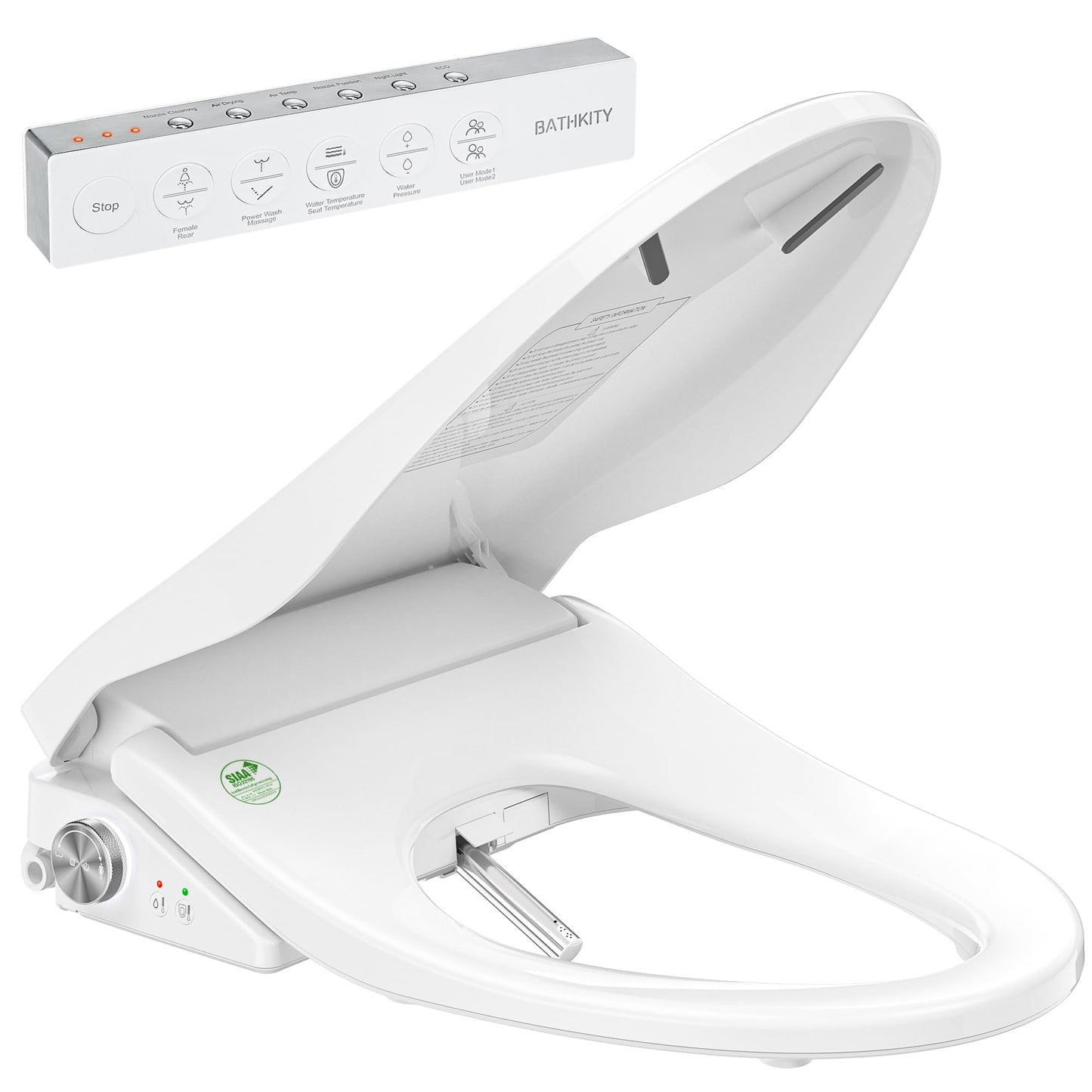 BATHKITY Heated Bidet Toilet Seat with Dryer