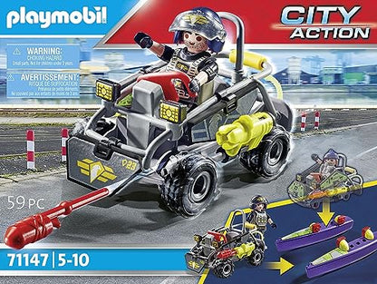 Playmobil Tactical Police All-Terrain Quad Vehicle