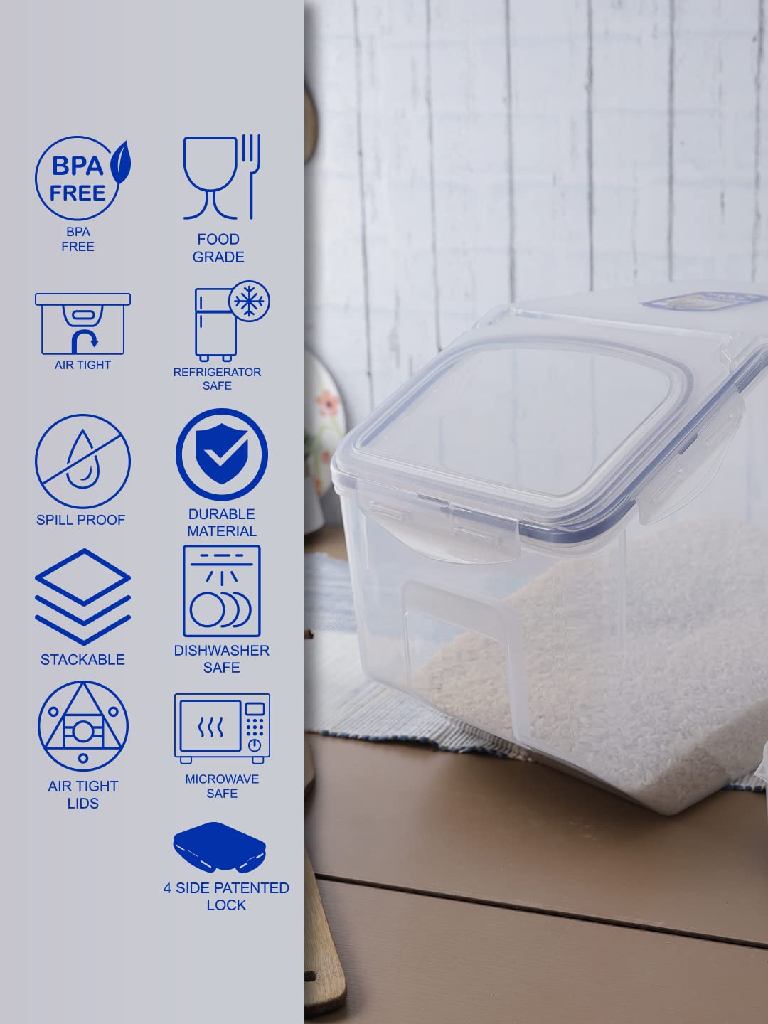 LocknLock Food Lids for Pantry Storage