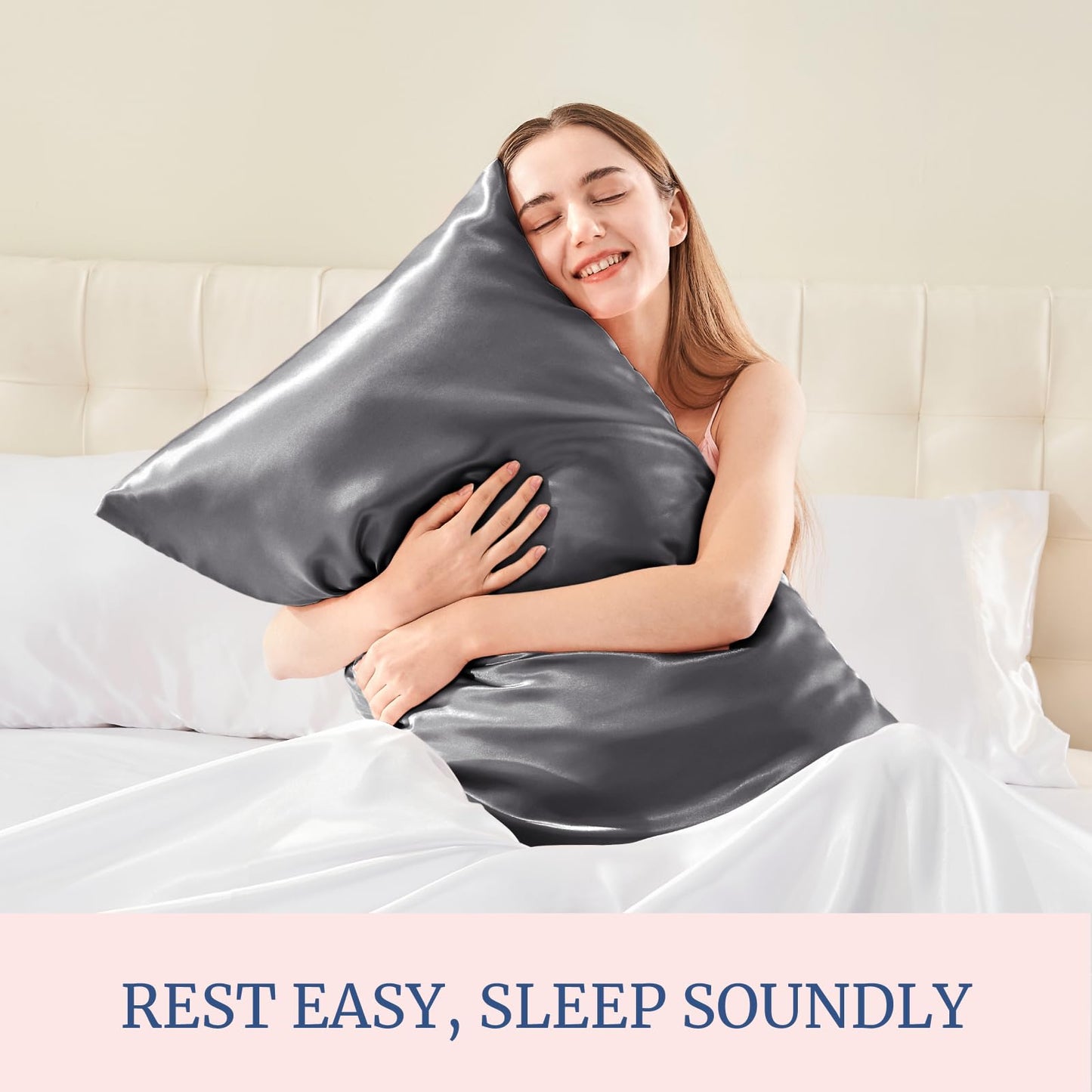 Satin Pillowcase Set for Hair and Skin