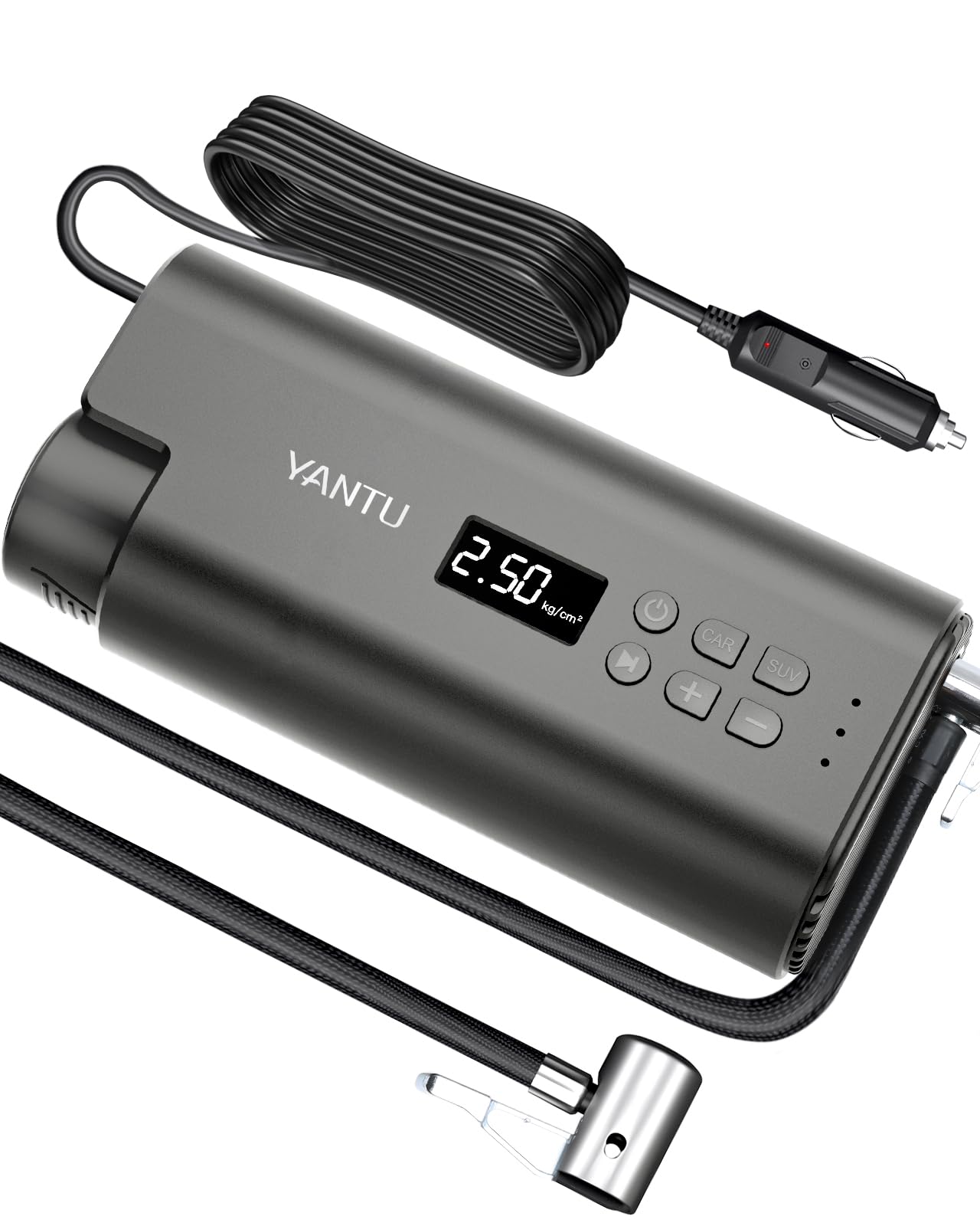 YANTU Portable Tire Inflator with Digital Display