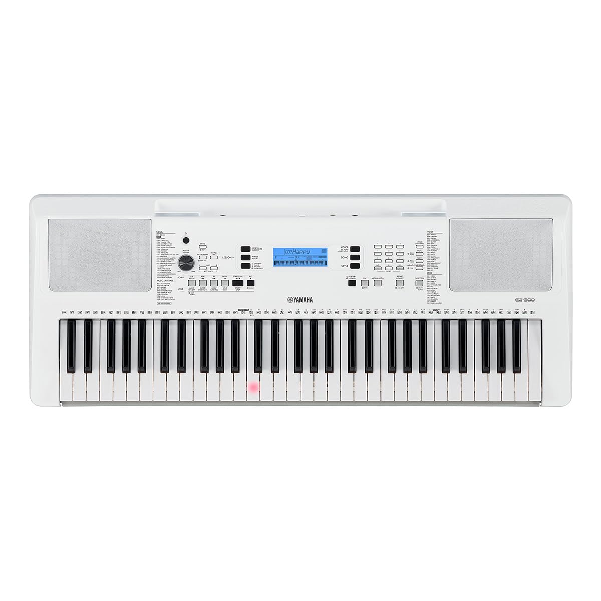Yamaha EZ300 61-Key Portable Keyboard with Lighted Keys and PA130 Power Adapter