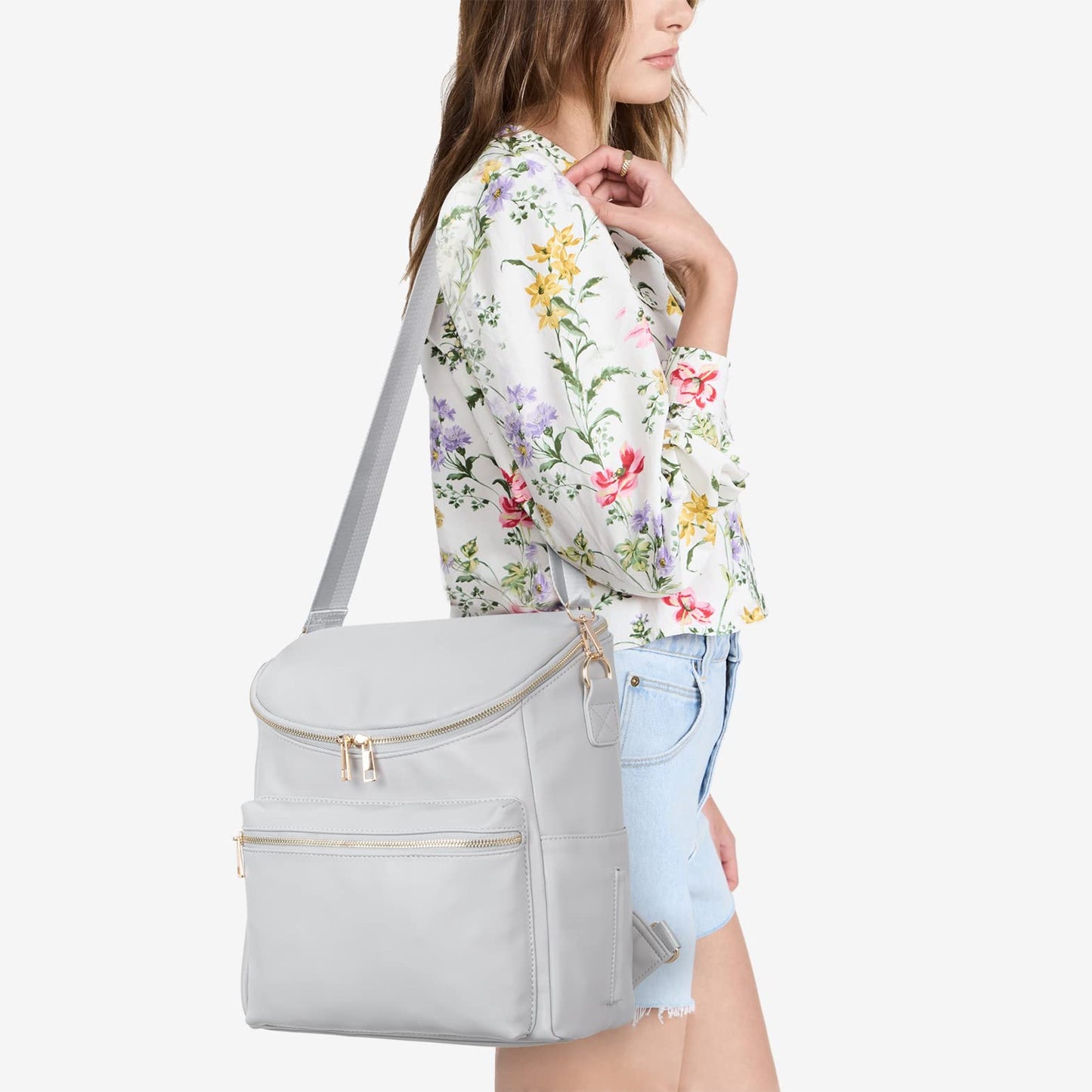 Minsong Diaper Bag Backpack with Organizer & Pad