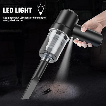2-in-1 Wireless Handheld Mini Vacuum Cleaner