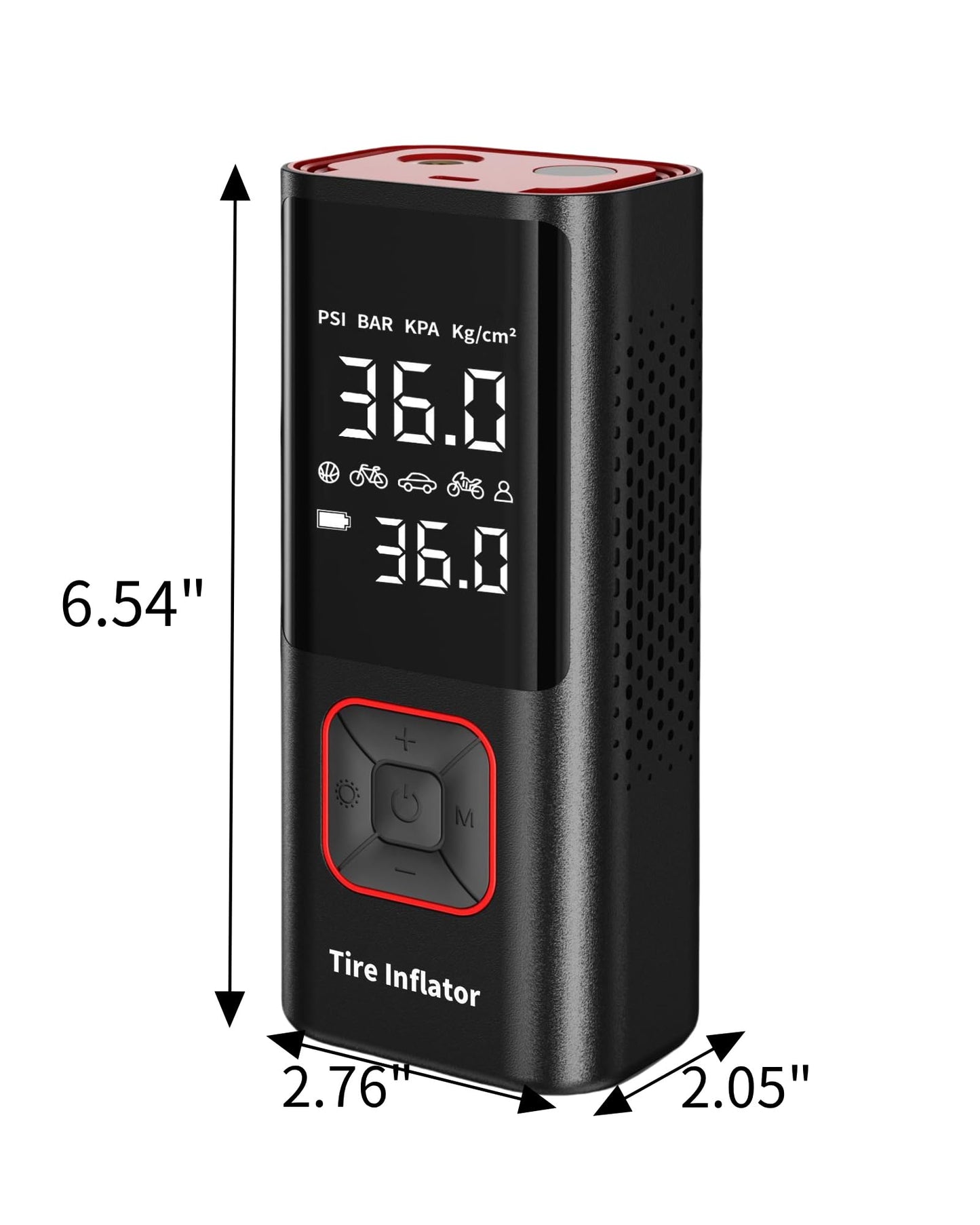 Powools Cordless Tire Inflator with LED Light