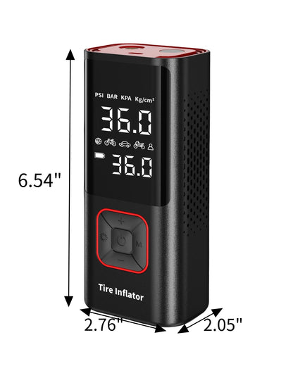 Powools Cordless Tire Inflator with LED Light