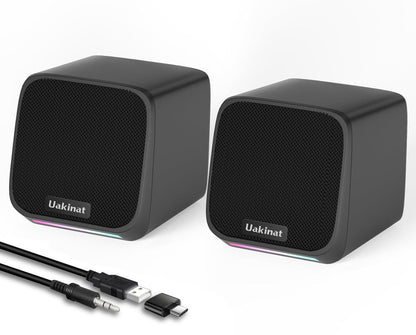 USB Powered Desktop Speakers for PC and Laptop