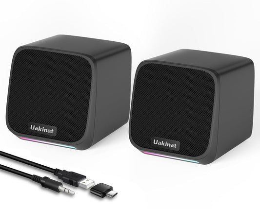 USB Powered Desktop Speakers for PC and Laptop