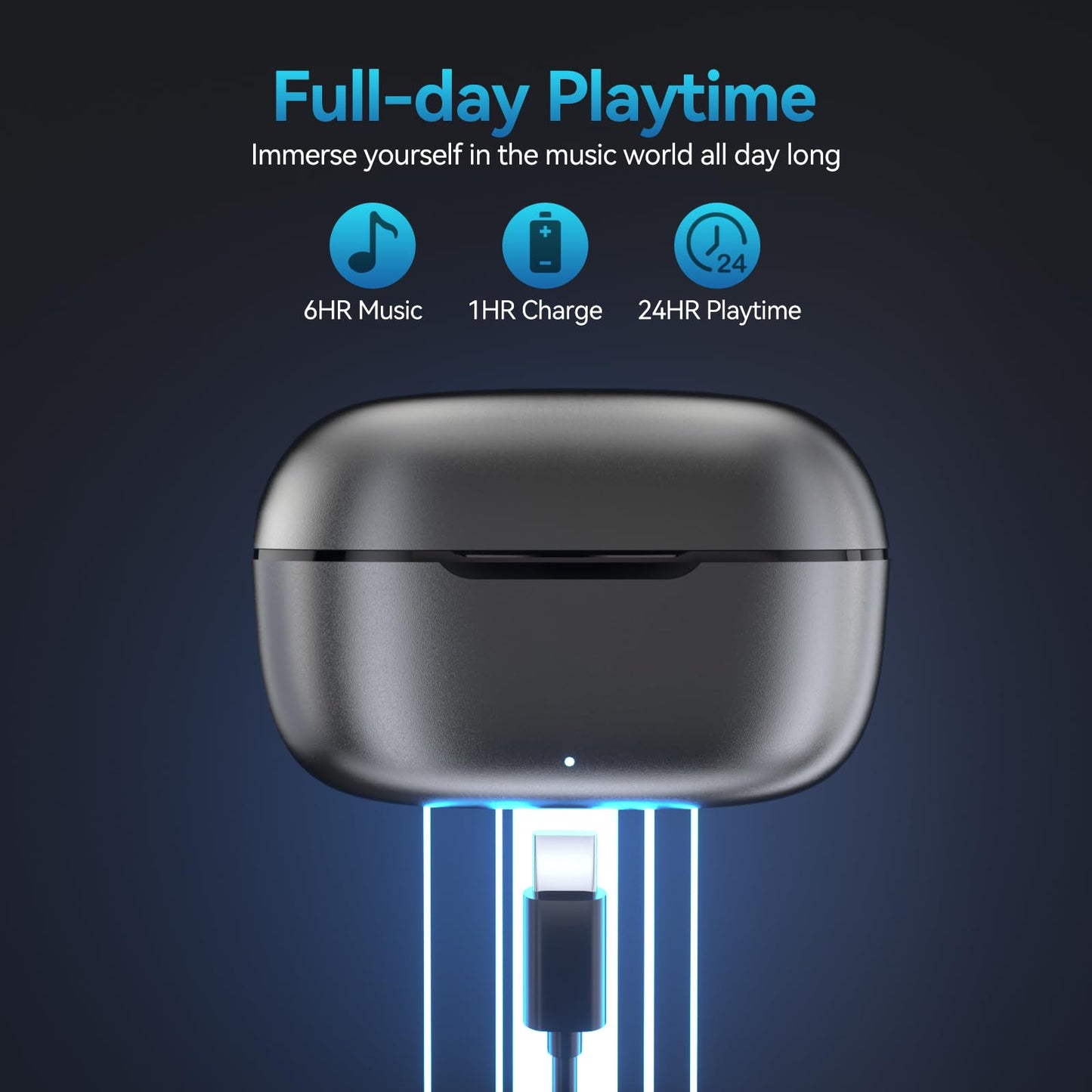 Monster Bluetooth 5.3 Wireless Earbuds with Noise Reduction