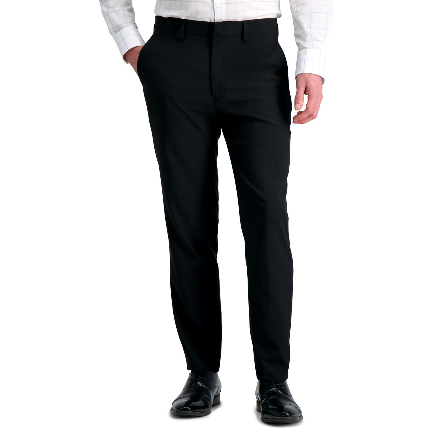 Haggar Slim Fit Performance Suit Pants, Black