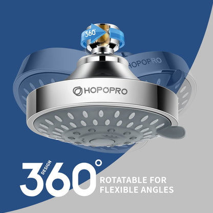 HOPOPRO 5-Mode High Pressure Shower Head