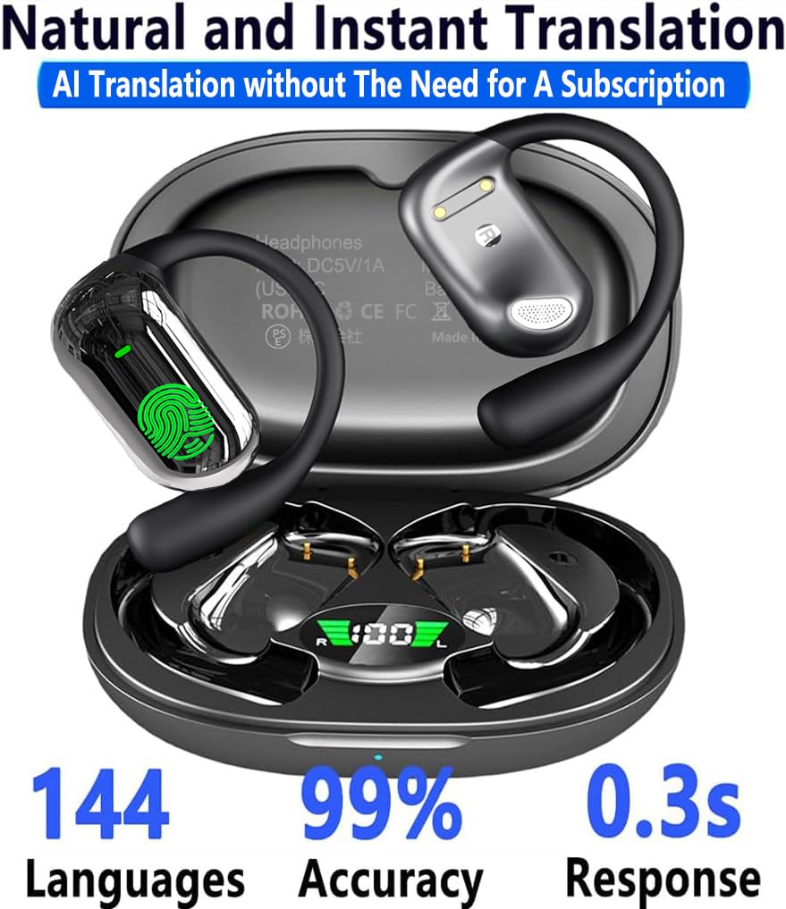 Real-Time Translator Earbuds for Travel & Learning