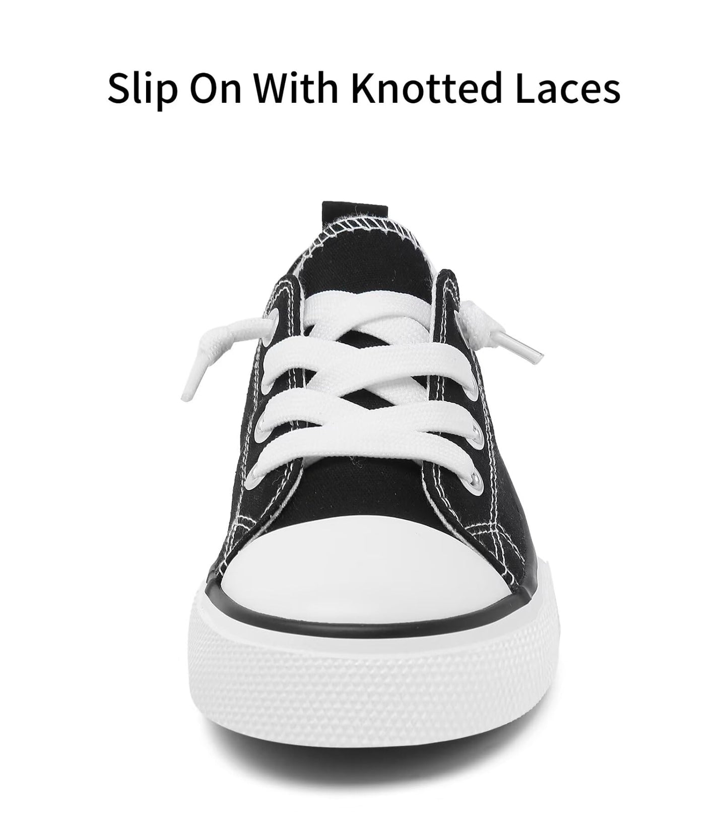 AOVOG Toddler Slip-On Cushioned Canvas Sneakers