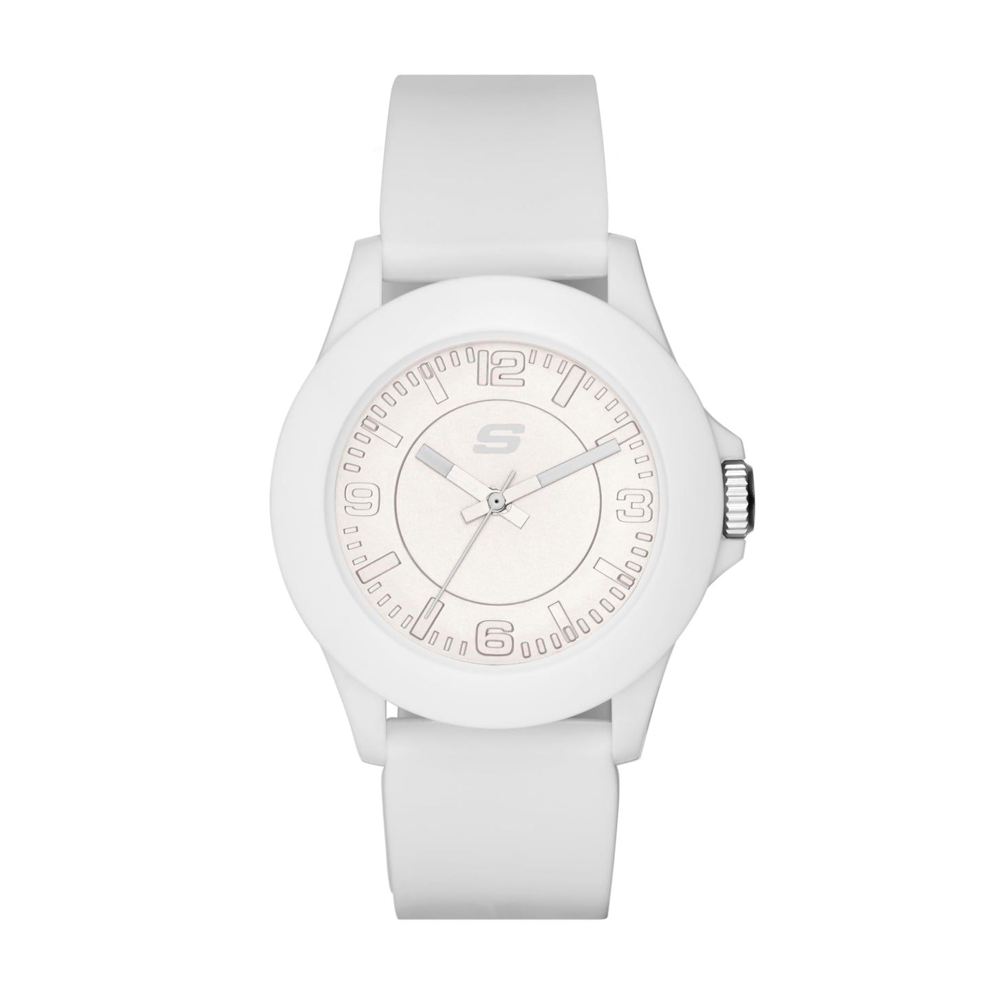 Skechers Women's Quartz Three-Hand Watch, White