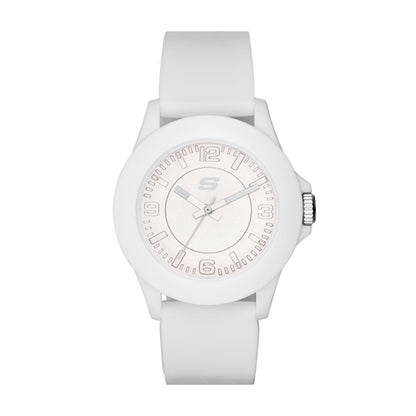 Skechers Women's Quartz Three-Hand Watch, White