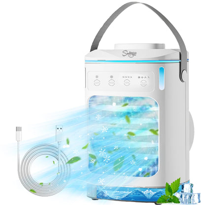 Portable Air Conditioner with 3 Speeds & Timer