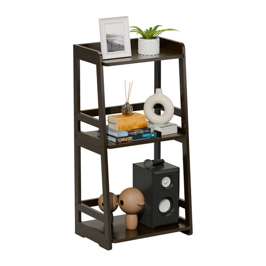 Daflymaco 3-Tier Solid Wood Ladder Shelf