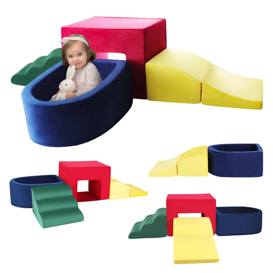 4-Piece Foam Climbing Blocks for Toddlers