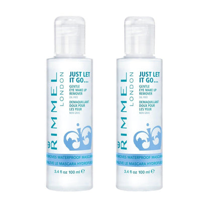 Rimmel Eye Makeup Remover, 3.4 Fl Oz, 2 Count