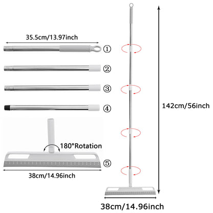 Multifunction Silicone Floor Squeegee for Cleaning