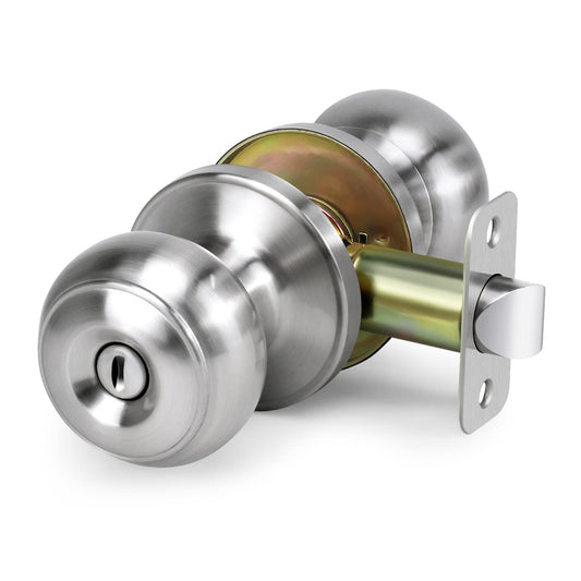 LOQRON Keyless Privacy Door Knob - Satin Nickel