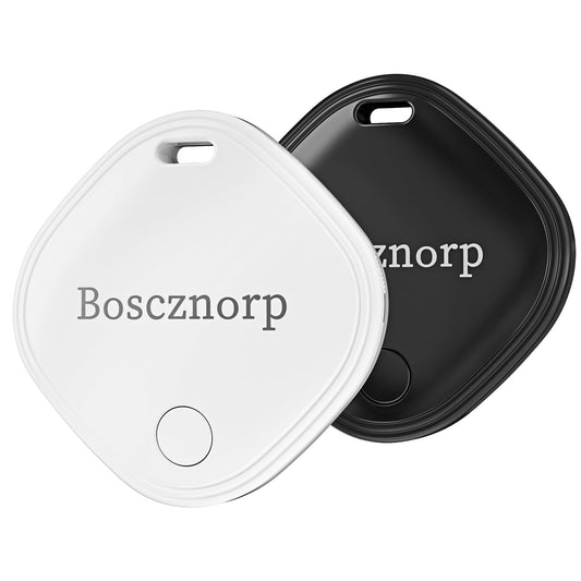 Boscznorp Air Tags-2 Pack Item Finders Work for Apple Find My (iOS Only) APP Tracker Tags for Keys, Luggage, Backpack etc. (Not for Android)