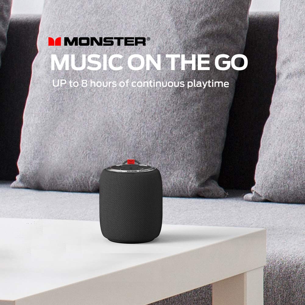 Monster Portable Bluetooth Speaker with 16H Playtime