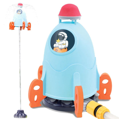 QDH Sprinkler for Kids Summer Toys 360-degree Rotation Kids' Sprinkler Water Rocket Kids' Sprinklers for Yard Outdoor Kids' Toys Water Summer Water Toys for Kids Outside Water Toys for Kids Ages 3-12