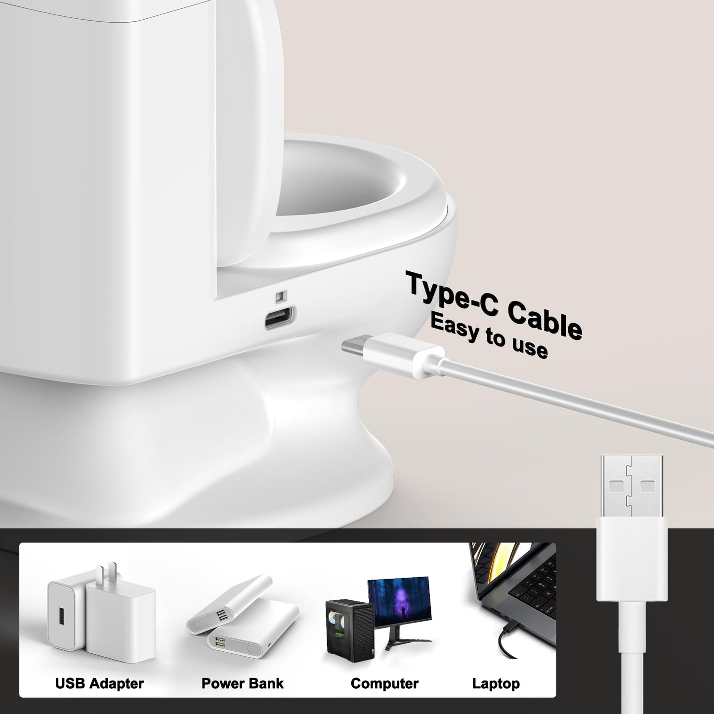 Funny Mini Toilet Humidifier with Essential Oil Diffuser
