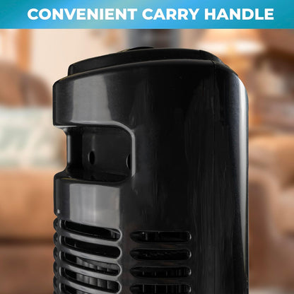 Comfort Zone 32" Bladeless Tower Fan, 3 Speeds