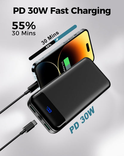 Enerwow 40000mAh PD Power Bank Fast Charger