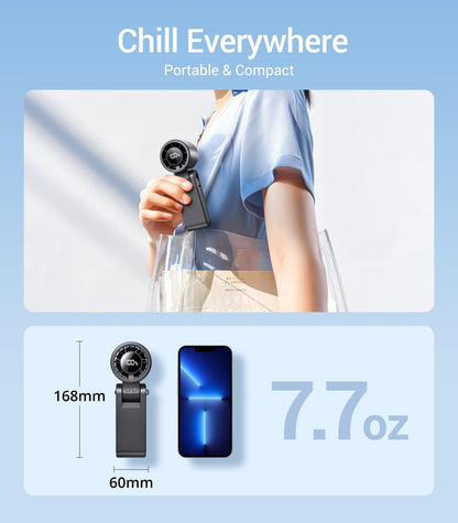 Portable 3-in-1 Turbo Fan for Outdoor Use