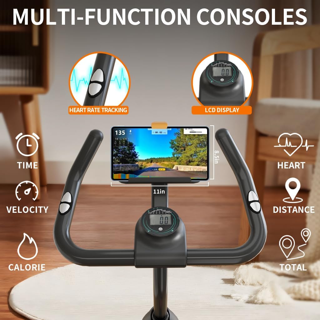 Adjustable Magnetic Resistance Indoor Exercise Bike