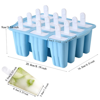 Silicone Popsicle Molds, 9 Reusable Ice Pop Makers