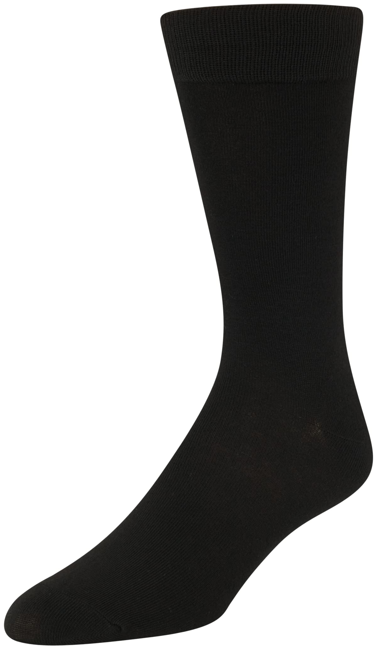 Van Heusen Men's Dress Socks - 14 Pack Smooth Toe Seam Mid-Calf Stay Up Cuff Crew Socks - Dress Socks for Men (6-12.5), Size 6-12.5, Black