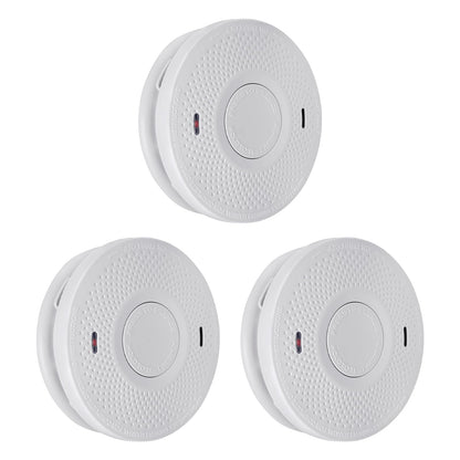 ANKA Smoke and Carbon Monoxide Detector Alarm,10 Year Battery, Not Hardwired, Dual Sensor Smoke CO Combo Alarm with Silence Function, UL 217 & UL 2034