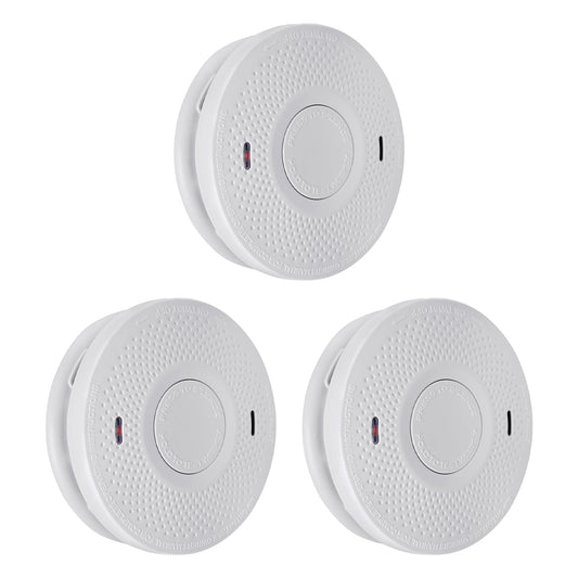 ANKA Smoke and Carbon Monoxide Detector Alarm,10 Year Battery, Not Hardwired, Dual Sensor Smoke CO Combo Alarm with Silence Function, UL 217 & UL 2034