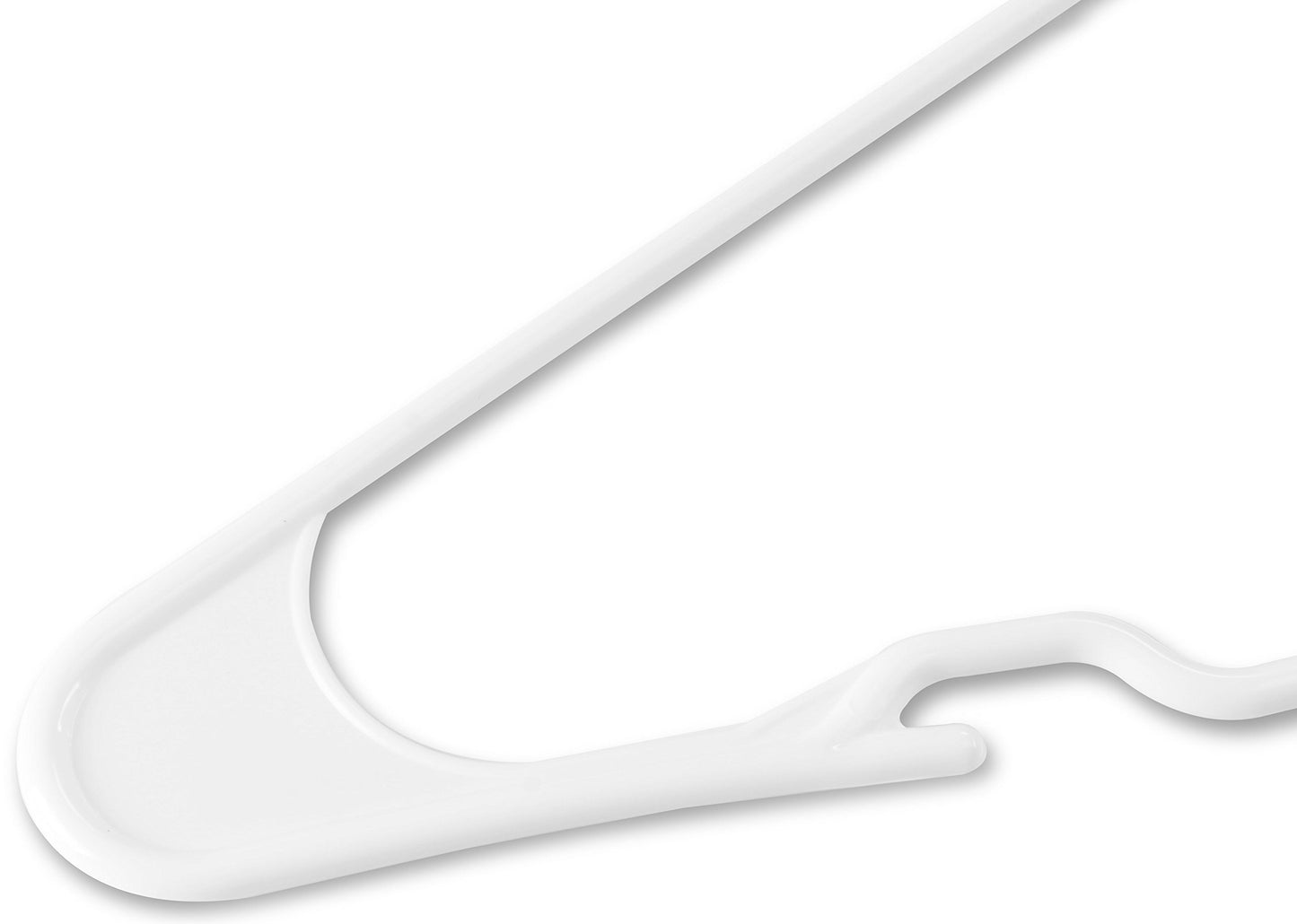 ZOYER 50 Pack Durable Plastic Hangers for Clothes