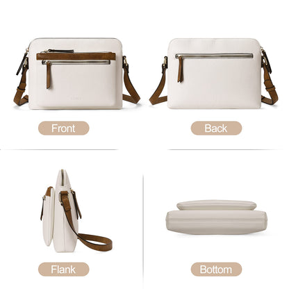 CLUCI Soft Leather Crossbody Purse for Women