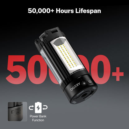 OGERY 10000mAh Rechargeable Camping Light with Stand