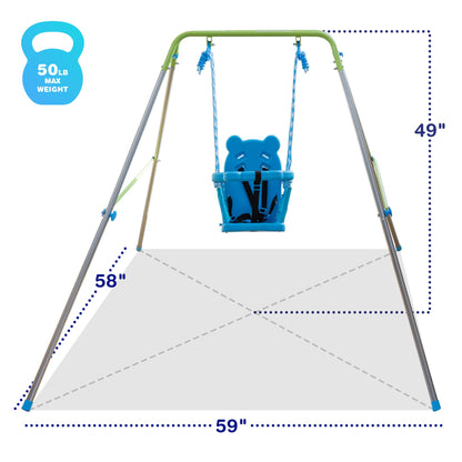 Sportspower Toddler Swing Set with Safety Harness